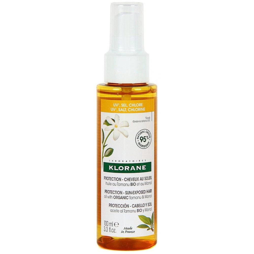 Klorane Aceite Capilar Protector Al Tamanu Bio Y Al Monoi 100Ml