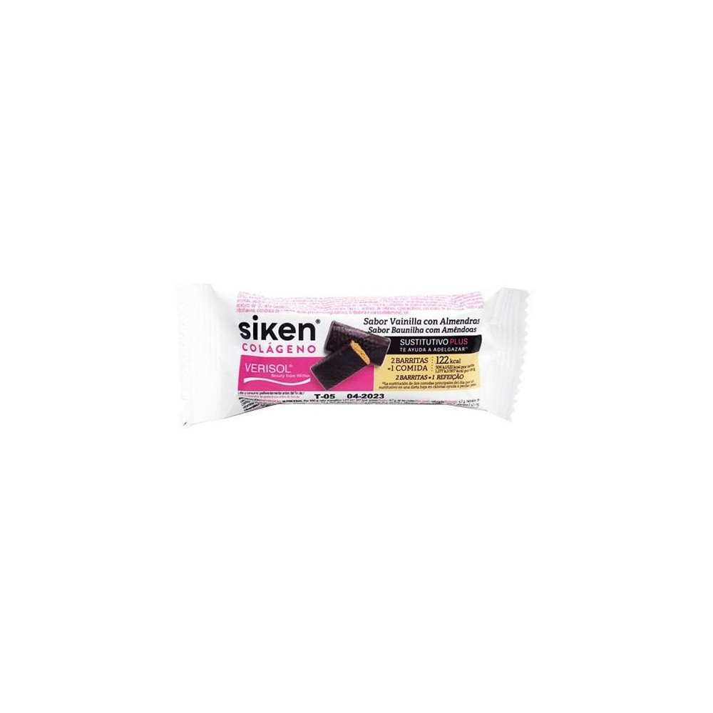 Siken Sustitutivo Colágeno Barrita Vainilla 40G