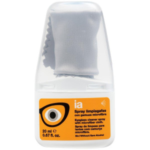 Interapothek Kit Spray Limpiagafas + Gamuza Microfibra