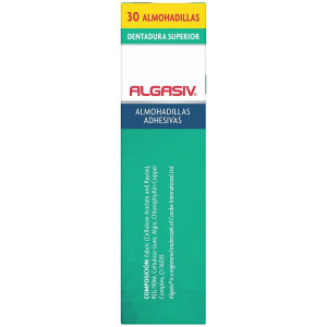 Algasiv Almohadillas Adhesivas Prótesis Dental Superior 30Uds