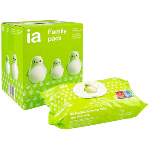 Interapothek Pack Ahorro Toallitas Aloe Vera 480Uds