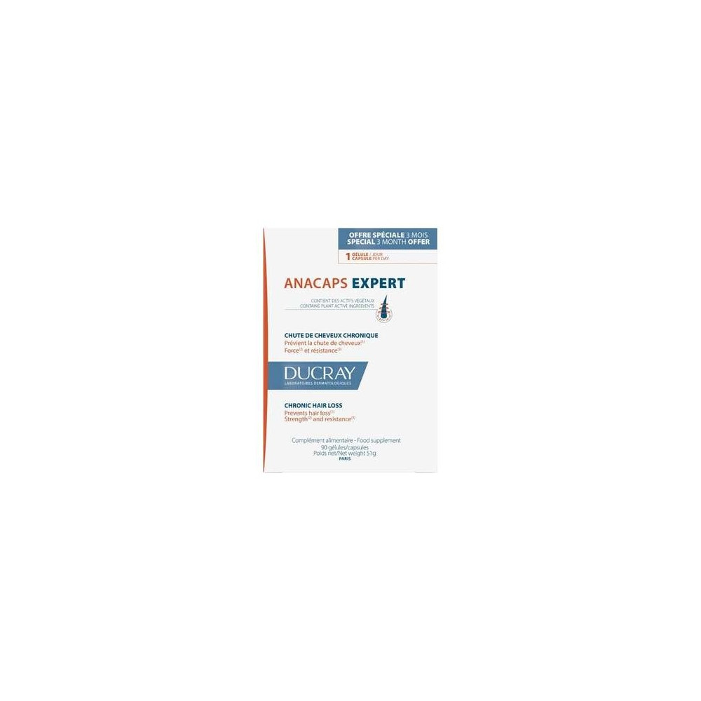 Anacaps Expert Complemento Caída Reaccional 90 Cápsulas