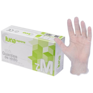 Luna Guantes De Vinilo Sin...