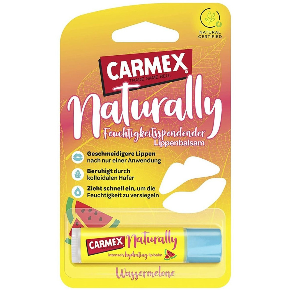 Naturally Bálsamo Labial Hidratante Stick Sandía 1 U