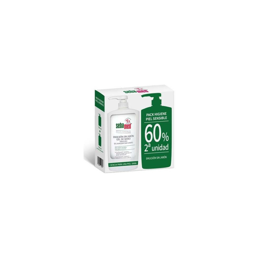 Emulsión Sin Jabón Gel De Baño 2 X 750 Ml