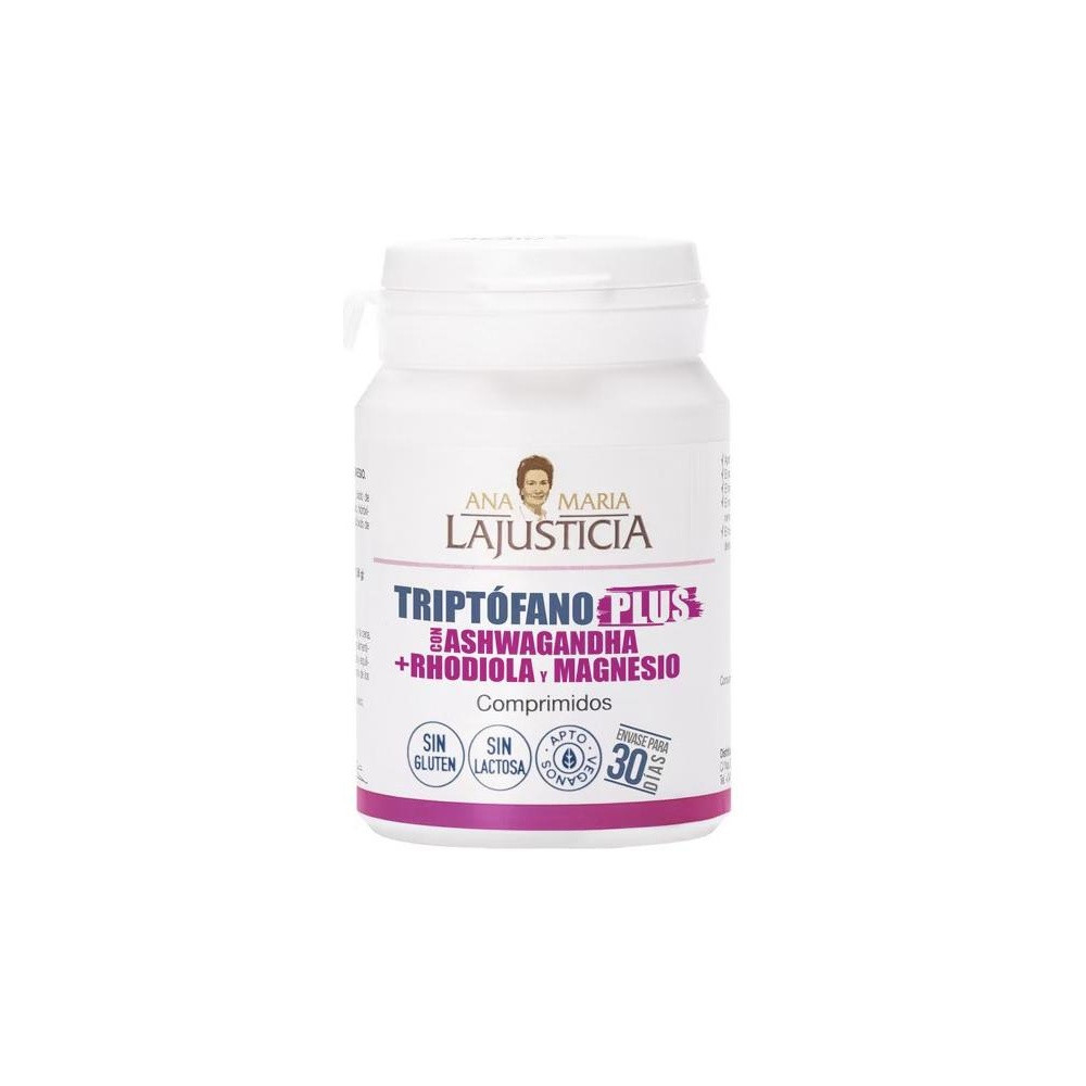 Ana Maria Lajusticia Triptófano Plus Con Ashwagandha + Rhodiola Y Magnesio 60Comp