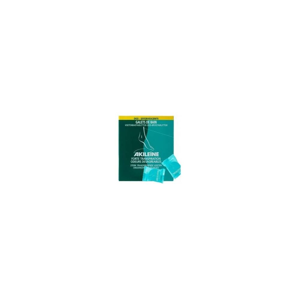 Akileïne® Pastillas Efervescentes Desodorizantes Antitranspirante 7X12G