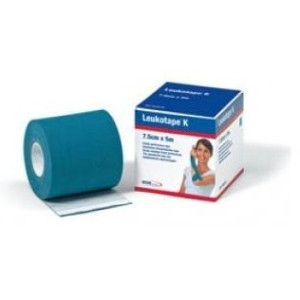 Leukotape K Cinta Autoadhesiva Elástica Azul 5 Cm X 5 M, 1 Ud