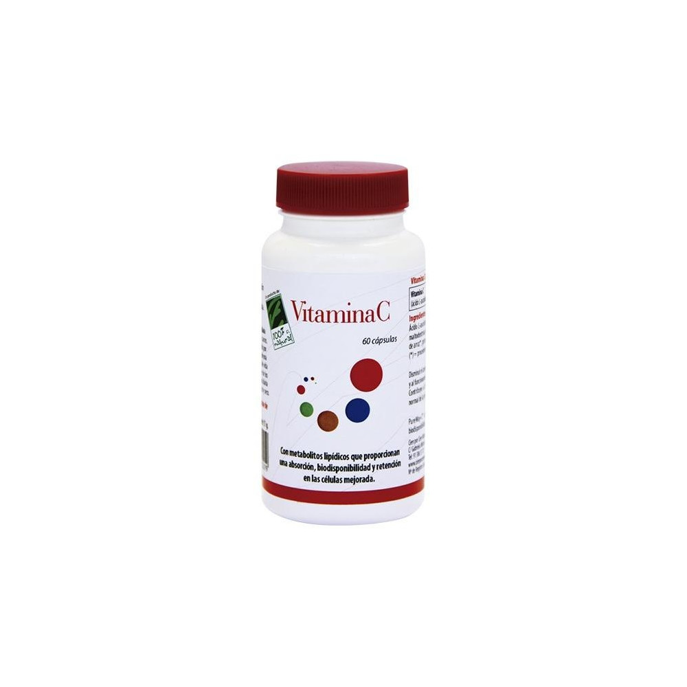 100 % Natural Vitamina C Liposomal 90 Cápsulas