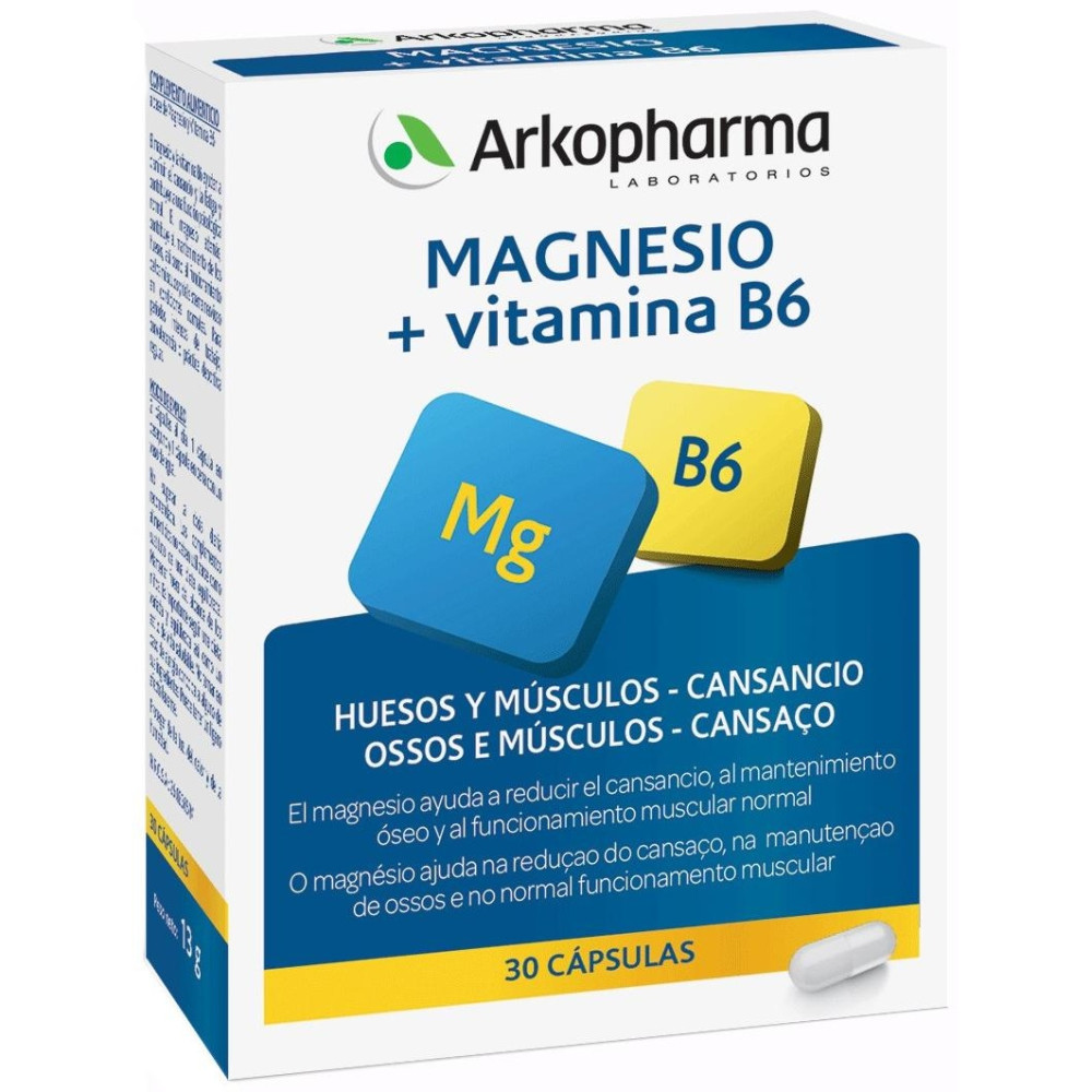 Arkovital Magnesio 375Mg + Vitamina B6 2 X 21 Comprimidos