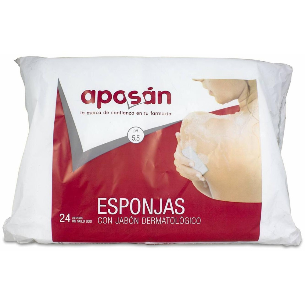 Aposán Esponja Jabonosa, 24 Uds