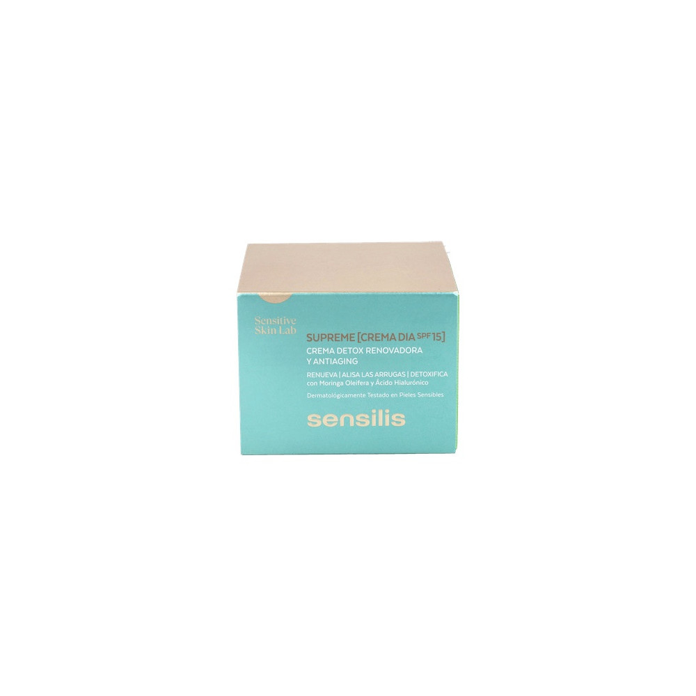 Sensilis Supreme [Day Cream Spf15] Crema Detox Renovadora Y Antiaging 50Ml