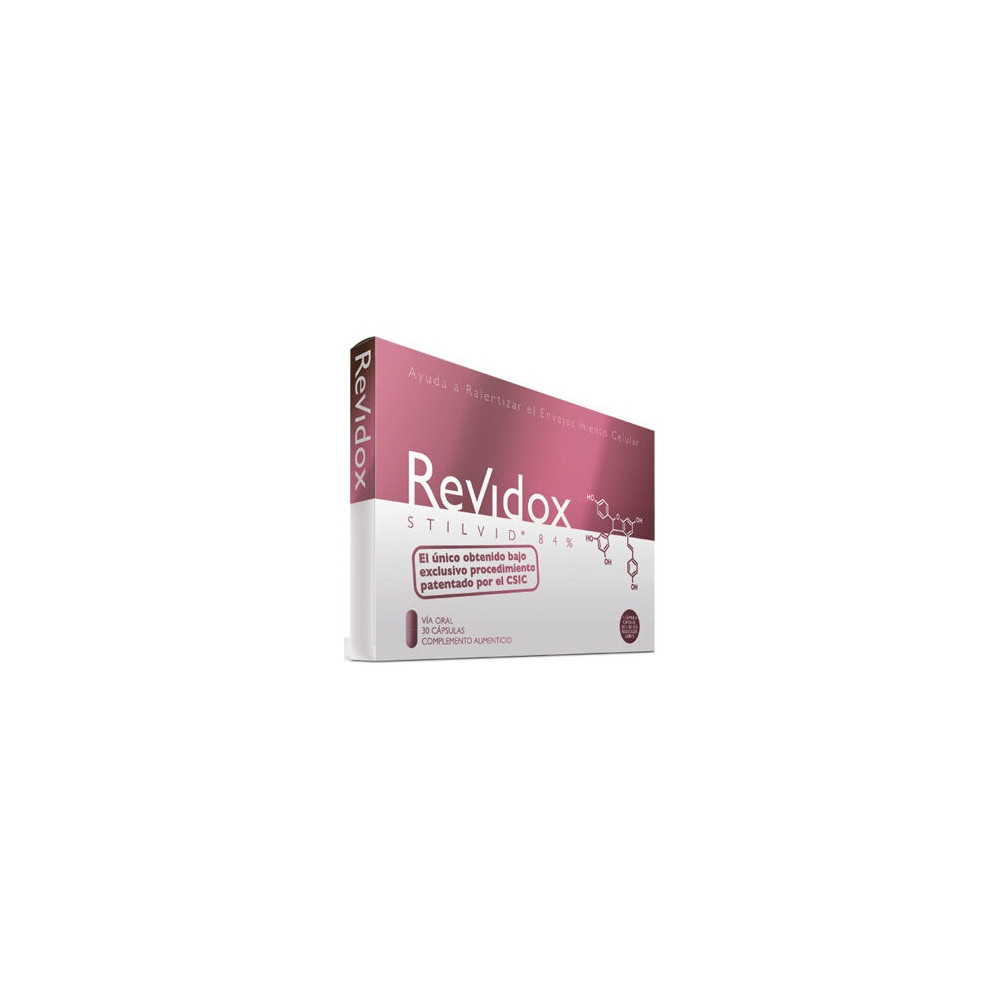Revidox Antioxidante Stilvid 84%, 30 Cápsulas