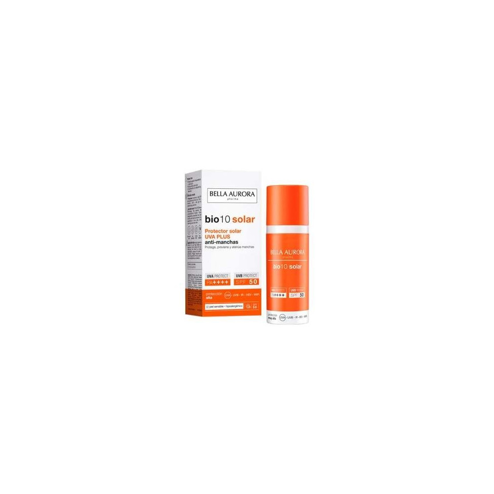 Bella Aurora Bio10 Solar Protector Solar Uva Plus Antimanchas Piel Piel Sensible 50 Ml