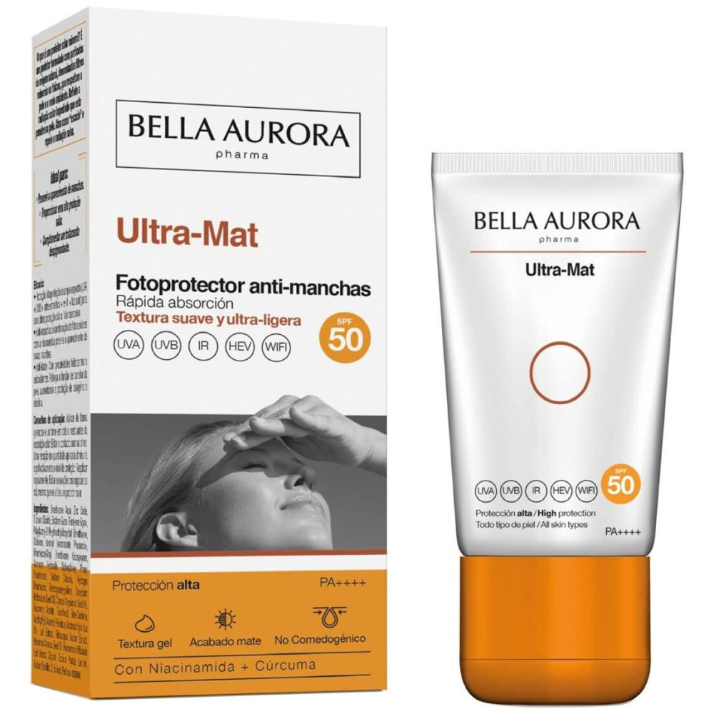 Bella Aurora Ultra-Mat Protector Solar Facial Anti-Manchas Spf50 Piel Grasa 50Ml