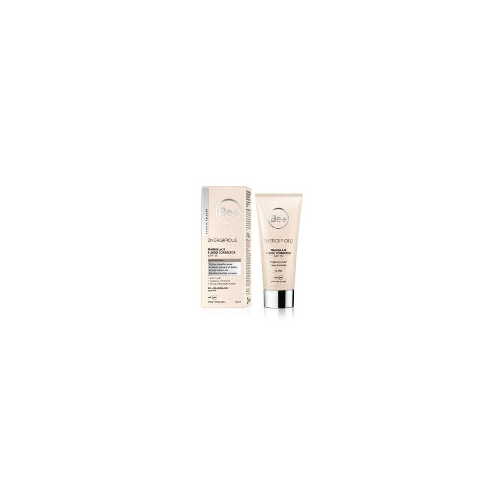 Be+ Energifique Maquillaje Fluido Matizante Para Piel Oscura 40Ml