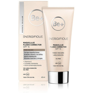 Be+ Energifique Maquillaje Fluido Matizante Para Piel Oscura 40Ml