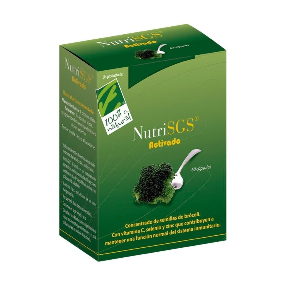 Cien Por Cien Natural Nutrisgs Activado 60 Cápsulas