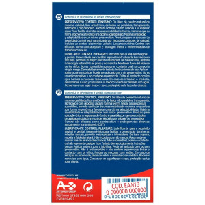 Control Finisimo 2En1 Preservativo+Lubricante 6U 2