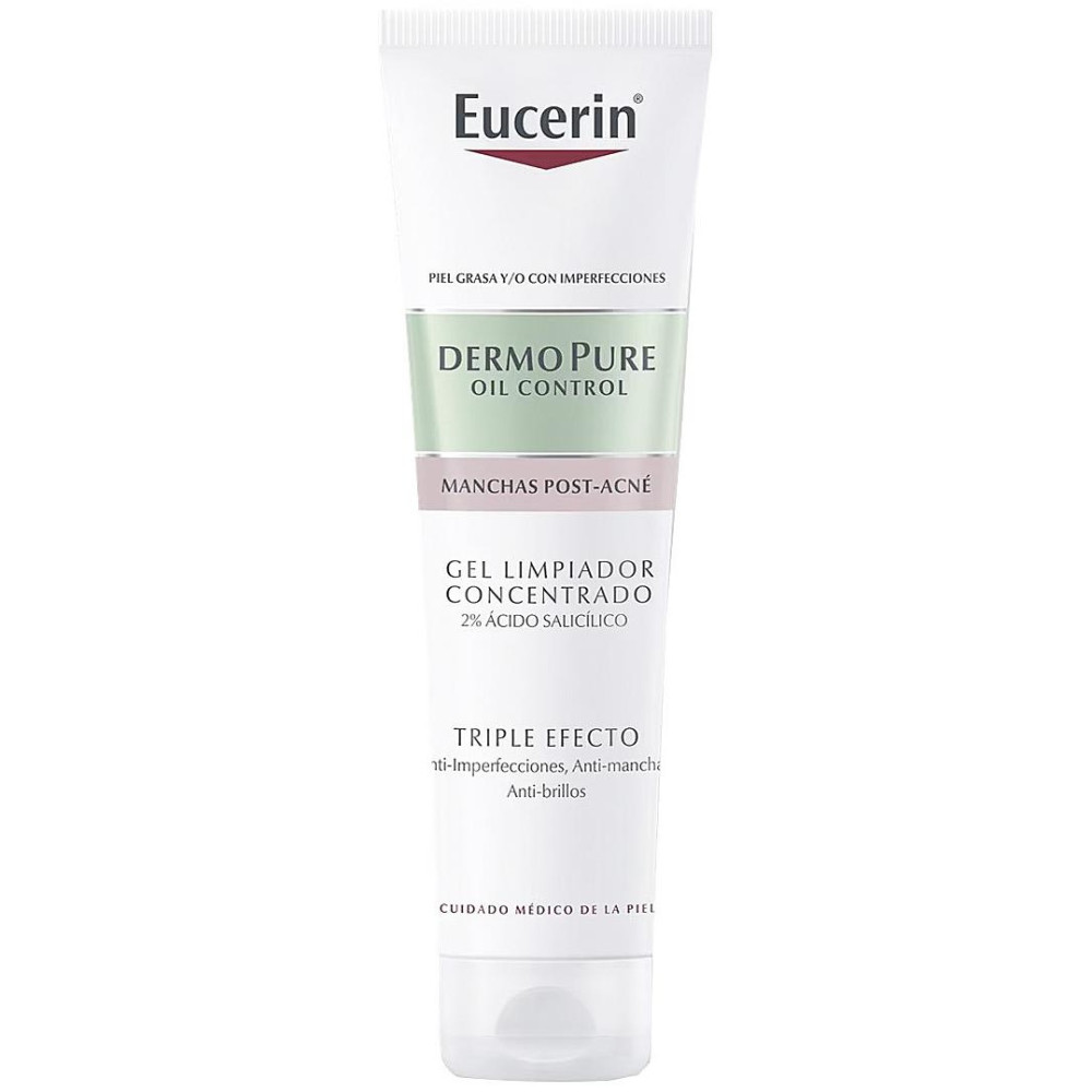 Eucerin Dermopure Oil Control Gel Limpiador Concentrado Triple Efecto 150Ml