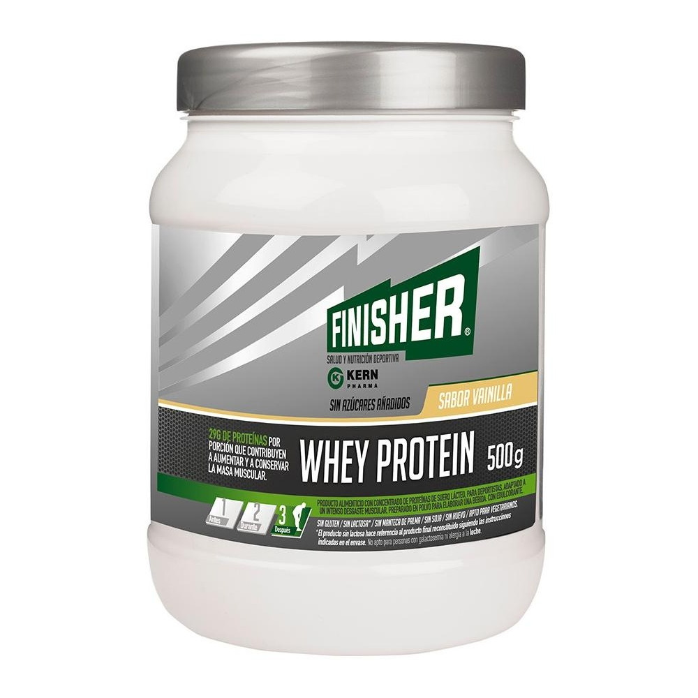 Finisher Whey Protein Con Sabor A Vainilla Para La Masa Muscular 500G