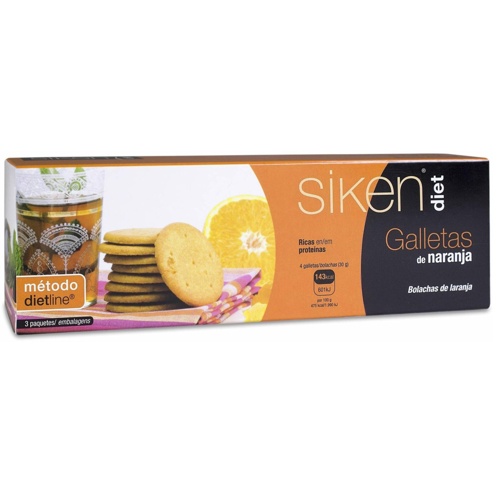 Siken Diet Galletas De Naranja, 15 Uds