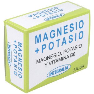 Integralia Suplemento De Magnesio, Potasio Y Vitamina B6 60 Cápsulas