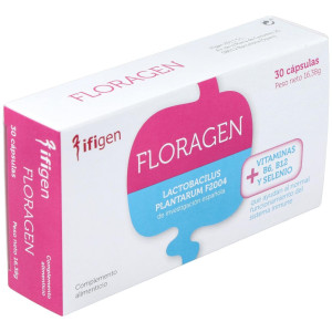 Ifigen Floragén, Probióticos Para La Microbiota Intestinal 30 Cápsulas