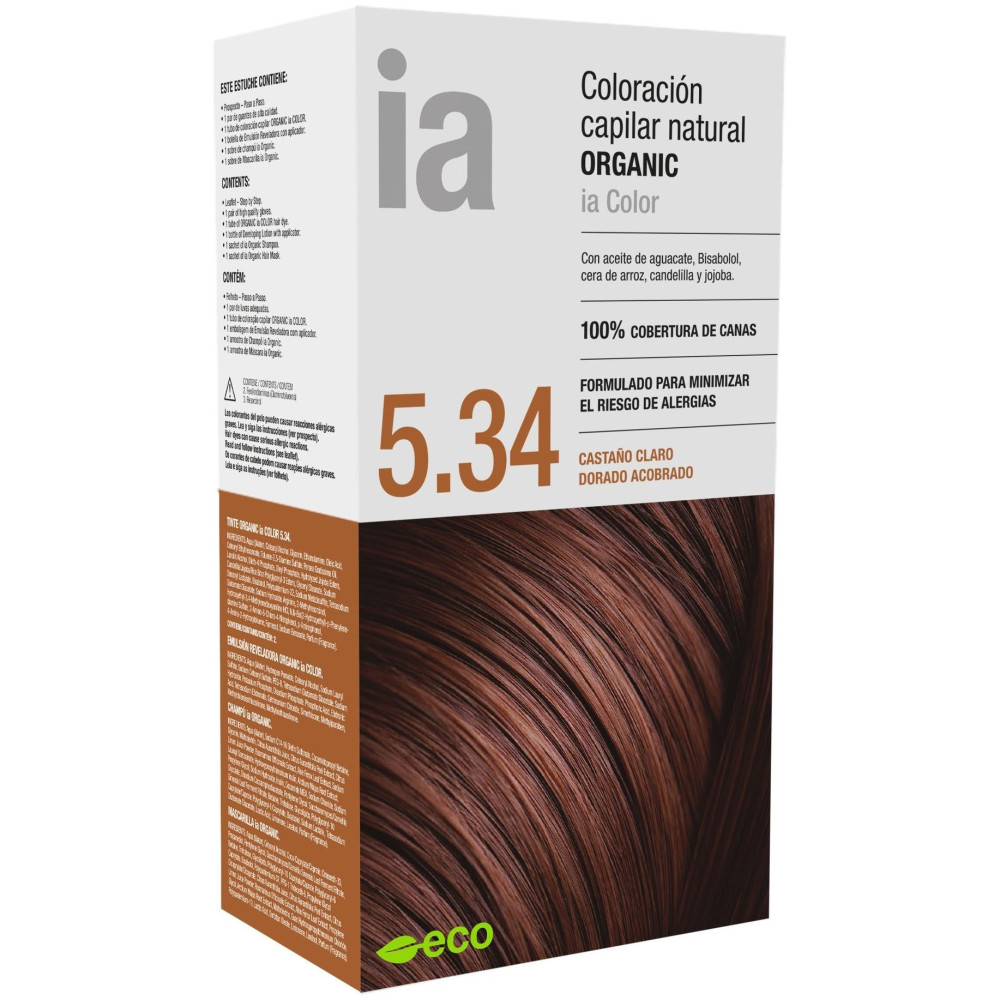 Interapothek Tinte Pelo 5.34 Castaño Claro Dorado Acobrado