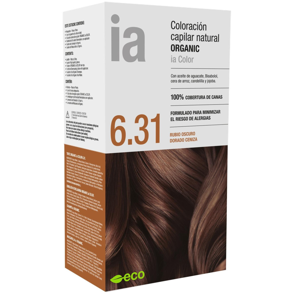 Interapothek Tinte Pelo 6.31 Rubio Oscuro Ceniza Dorado