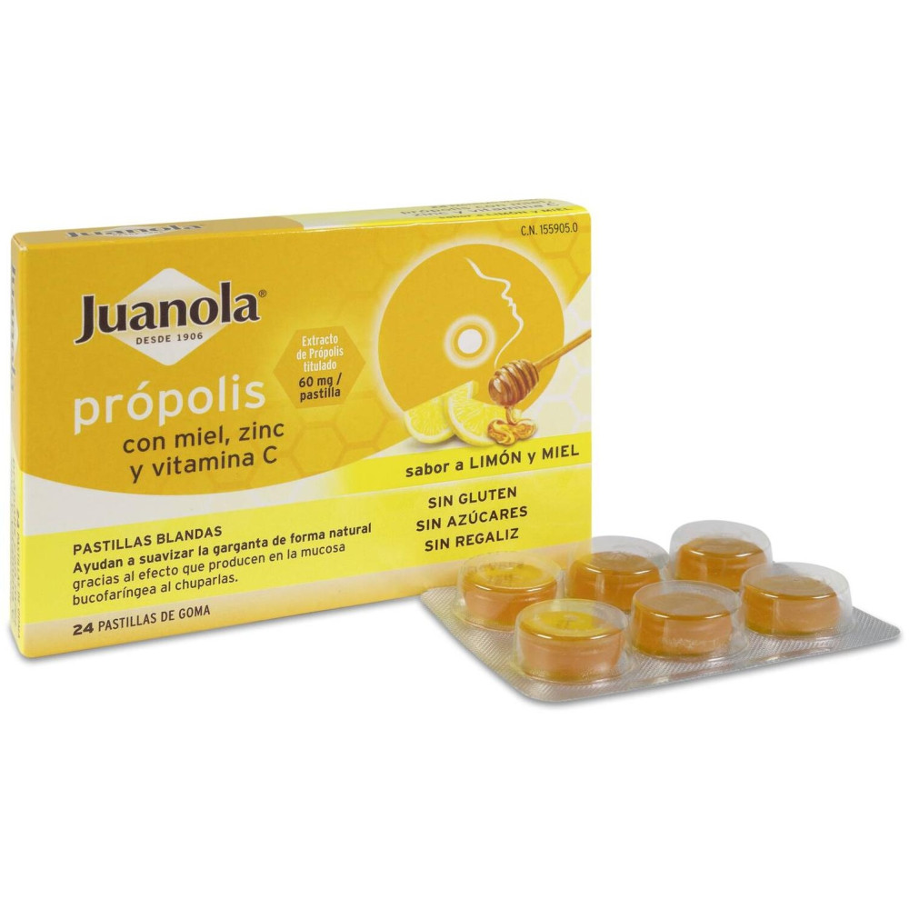 Pastillas Juanola Propolis Miel Zinc Eucalipto