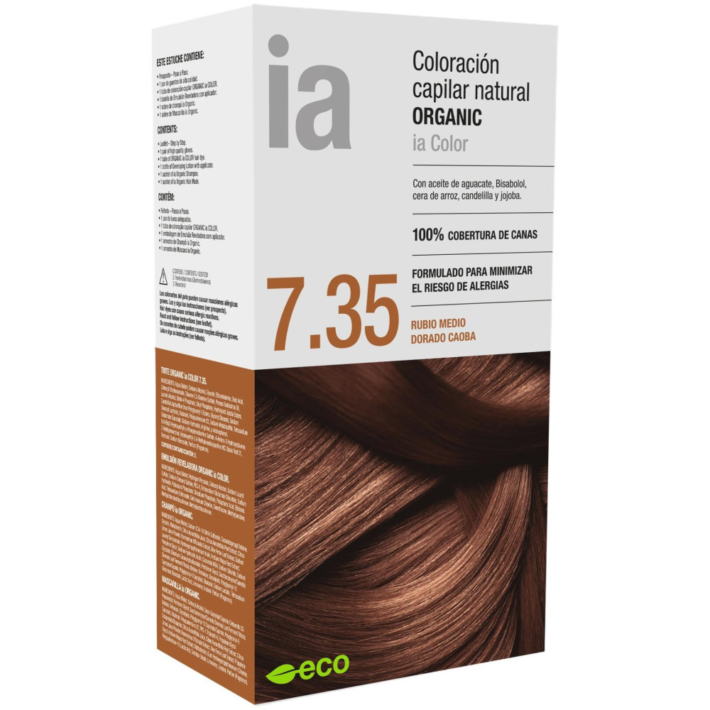 Interapothek Tinte Pelo 7.35 Rubio Medio Dorado Caoba
