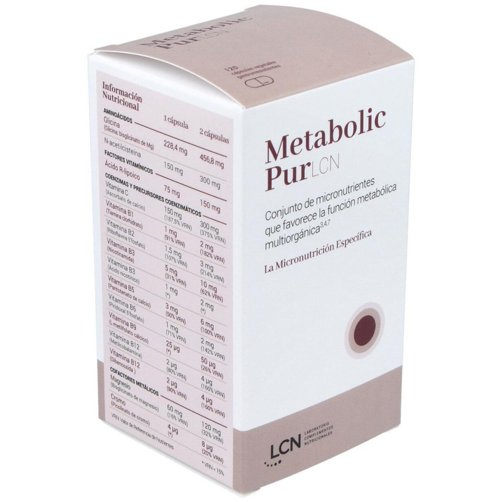 Lcn Metabolic Pur 120 Cápsulas