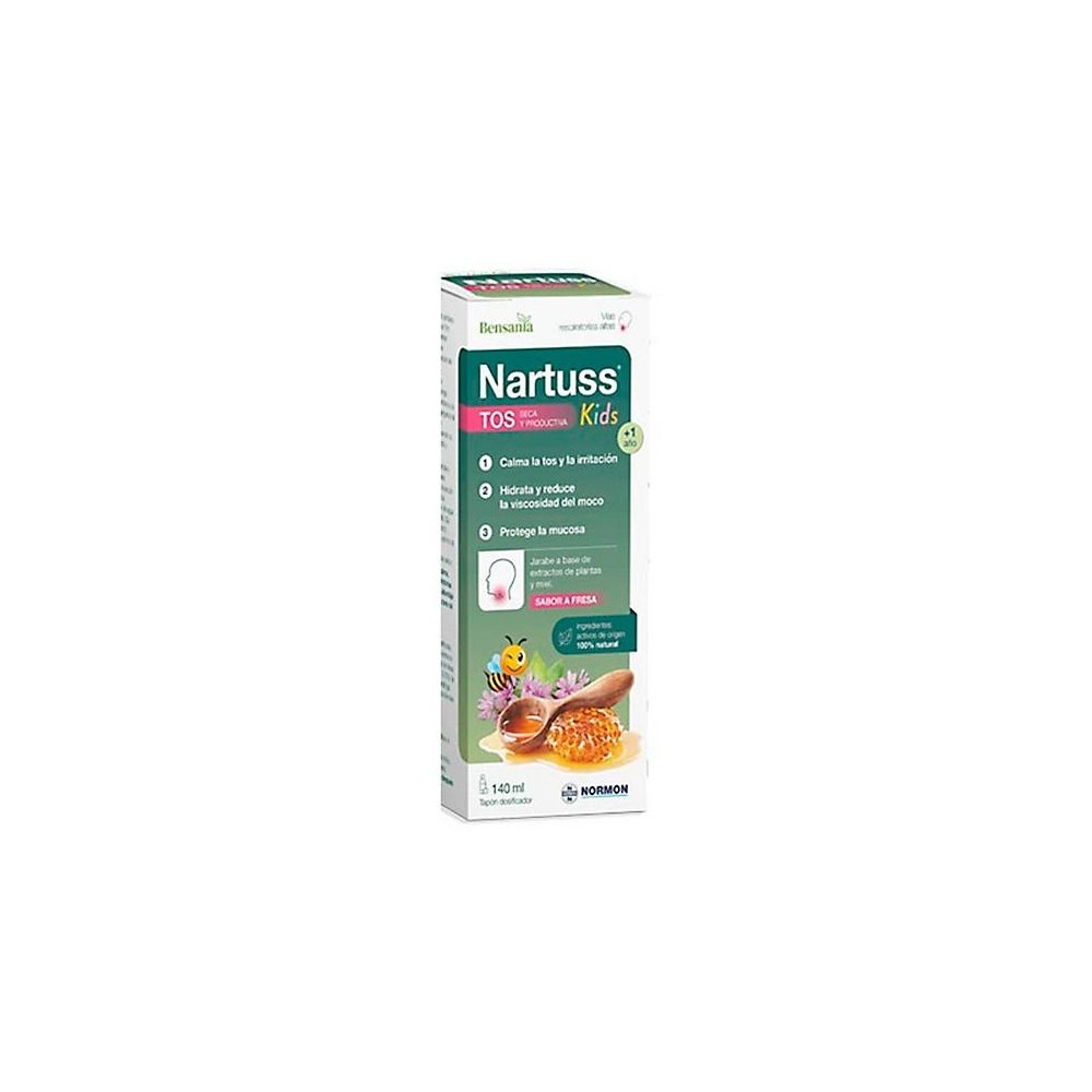 Normon Jarabe Para Niños Bensania Nartuss Kids Tos Seca 150Ml