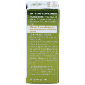 Marnys Vitamina D 2000Ui Líquida Línea Vitahelp 10Ml