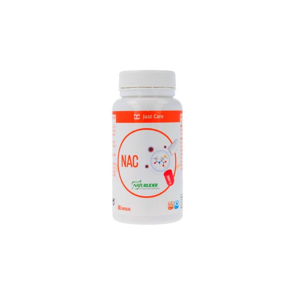 Naturlider Nac (N-Acetil Cisteina) Para El Hígado Y El Corazón 60 Cápsulas