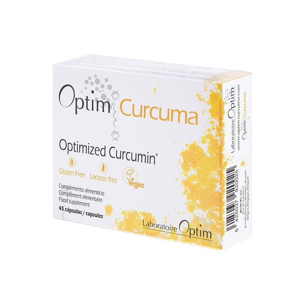 Optim Curcuma Suplemento Alimenticio 45 Cápsulas