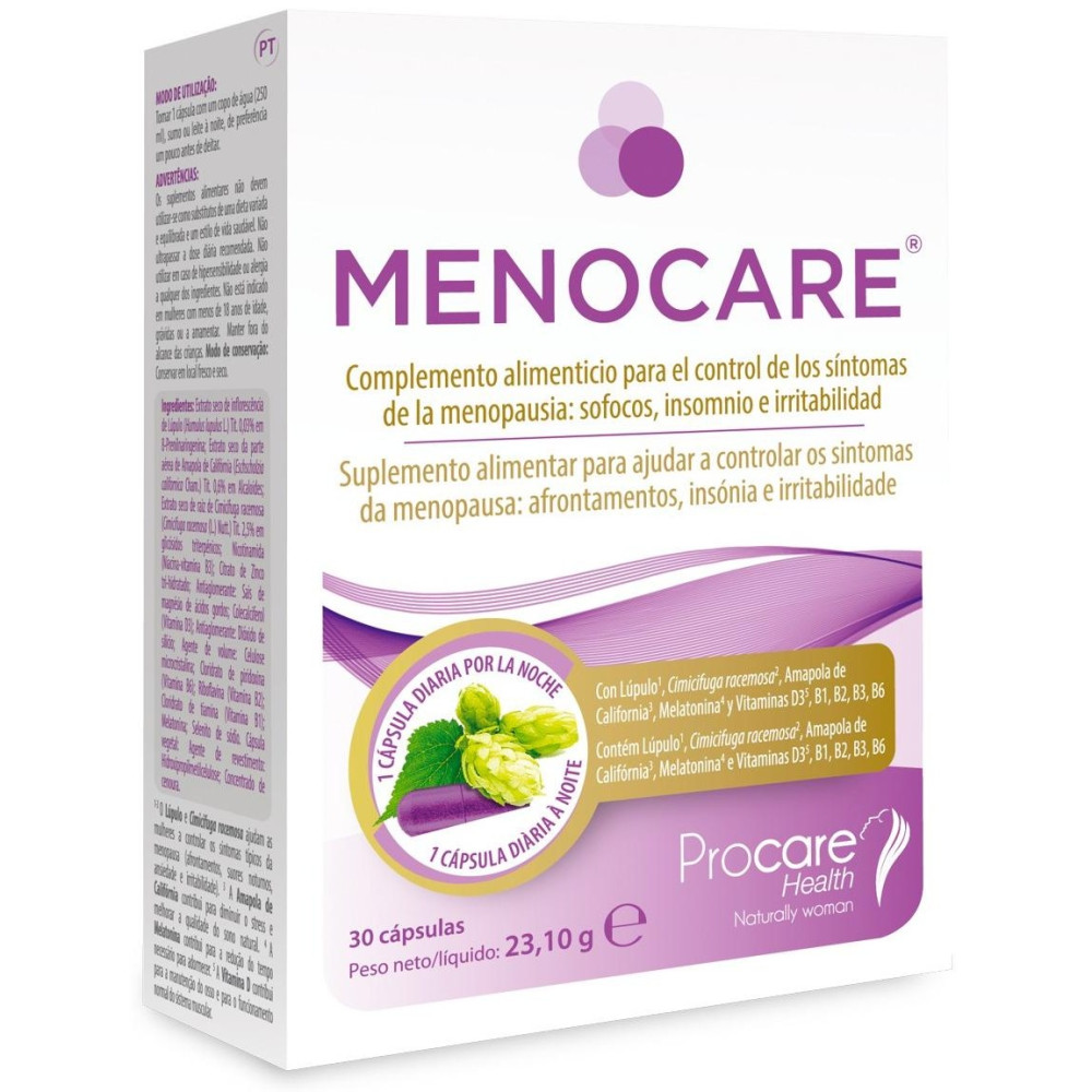 Procare Menocare Para Conciliar El Sueño En La Menopausia En Cápsulas
