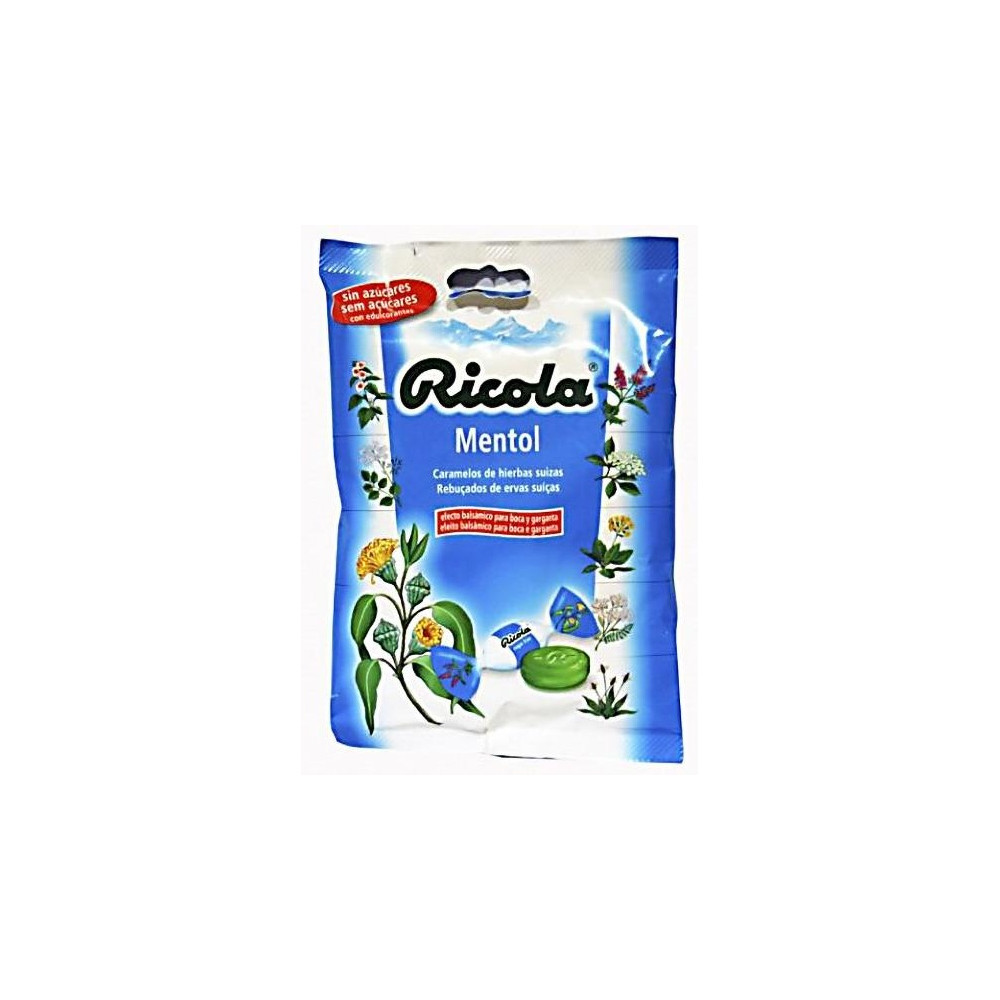 Ricola Caramelos Con Sabor A Mentol Sin Azúcar 70G