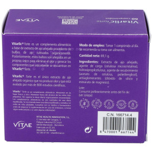 Vitae Vitarlic Forte Suplemento Dietético En Tabletas