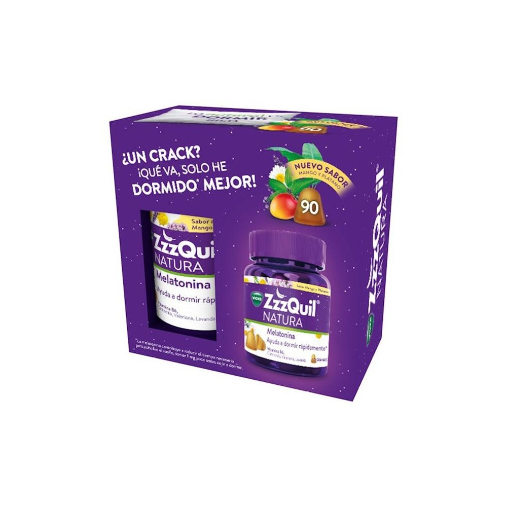 Zzzquil Natura Gummies Mango Y Plátano 90Uds