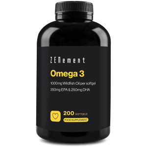 Zenement Omega 3 1000Mg Epa 350Mg + 250Mg Dha 200Caps