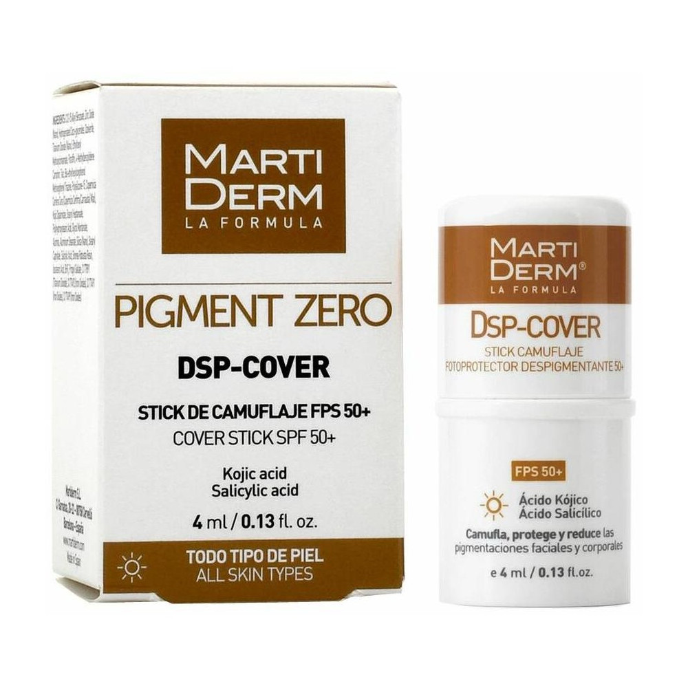 Martiderm® Pigment Zero Dsp-Cover Stick De Camuflaje Spf50+ 4Ml