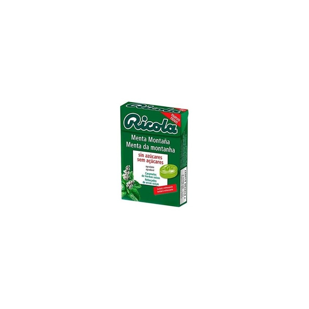 Ricola Menta Montaña Caramelos Sin Azúcar 50G