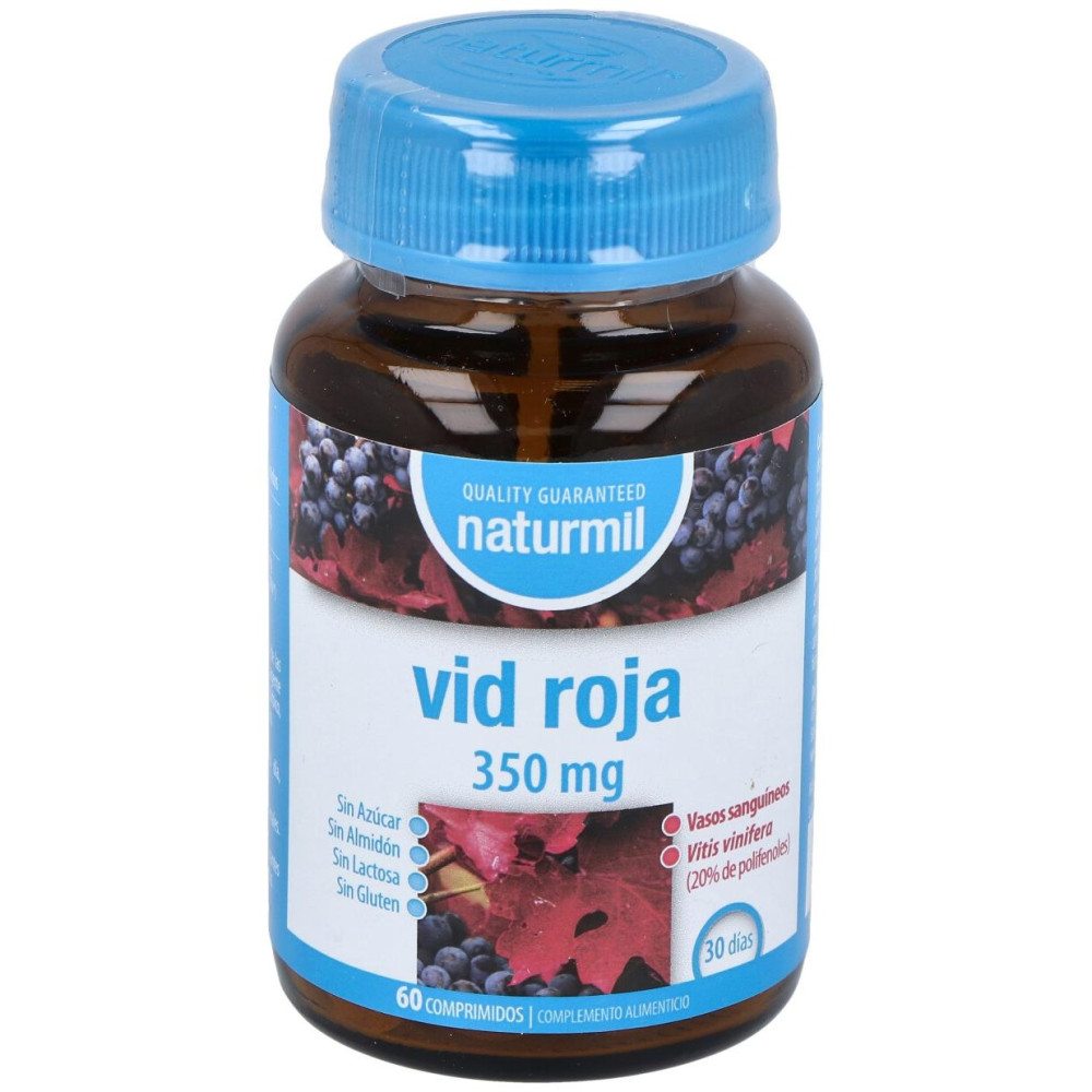 Naturmil Vid Roja 350 Mg 60 Comprimidos
