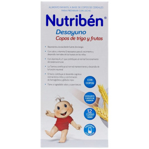 Nutribén Desayuno Copos De Trigo Y Frutas, 750 G