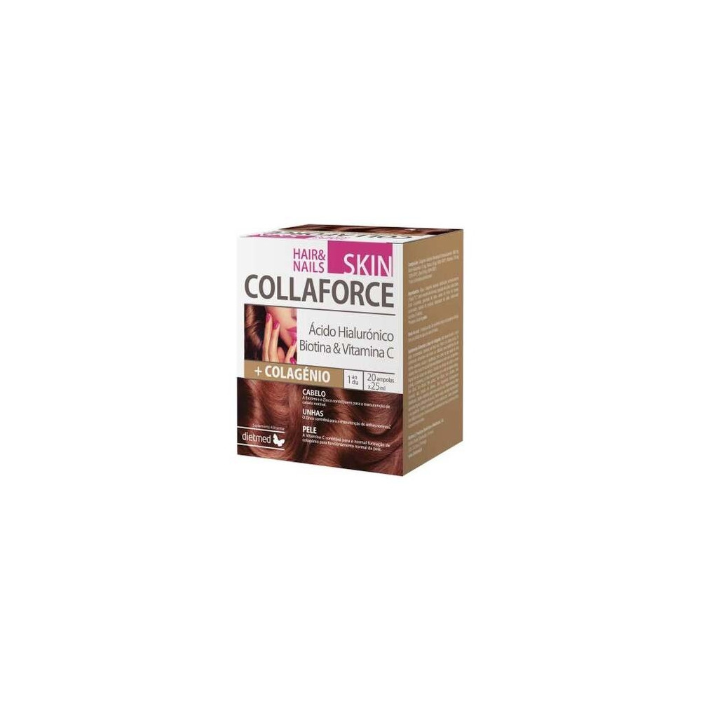 Dietmed Skin Piel Cabello Uñas 20 Ampollas