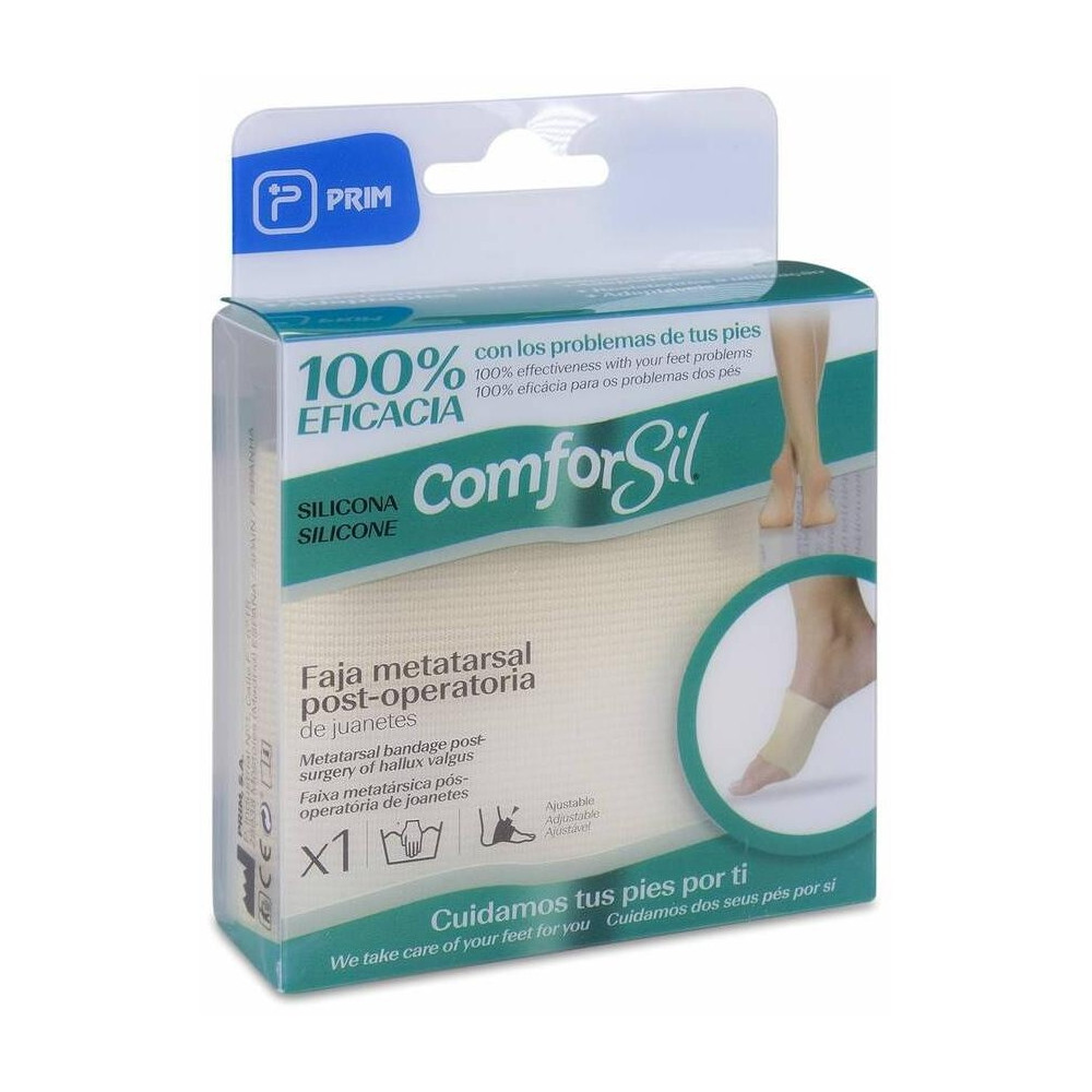Comforsil Faja Metatarsal Post-Operatoria De Juanetes Talla M, 1 Ud