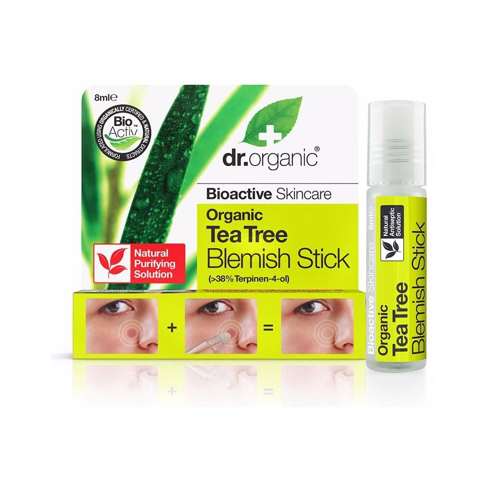 Bioactive Organic Tea Tree Stick Para Acné 8 Ml