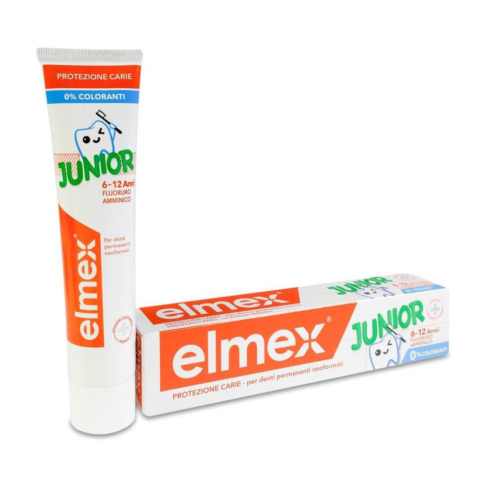 Elmex Protección Caries Junior Dentífrico Para Niños 6-12 Años 75Ml